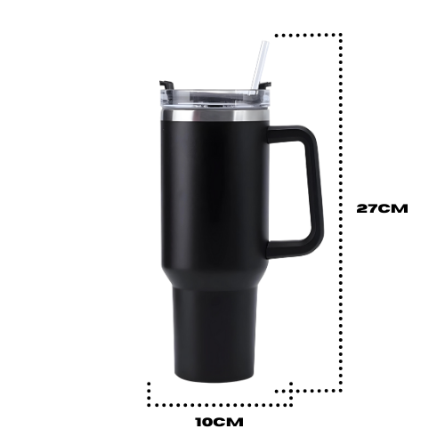 Copo Térmico Grande 1200ml com Canudo