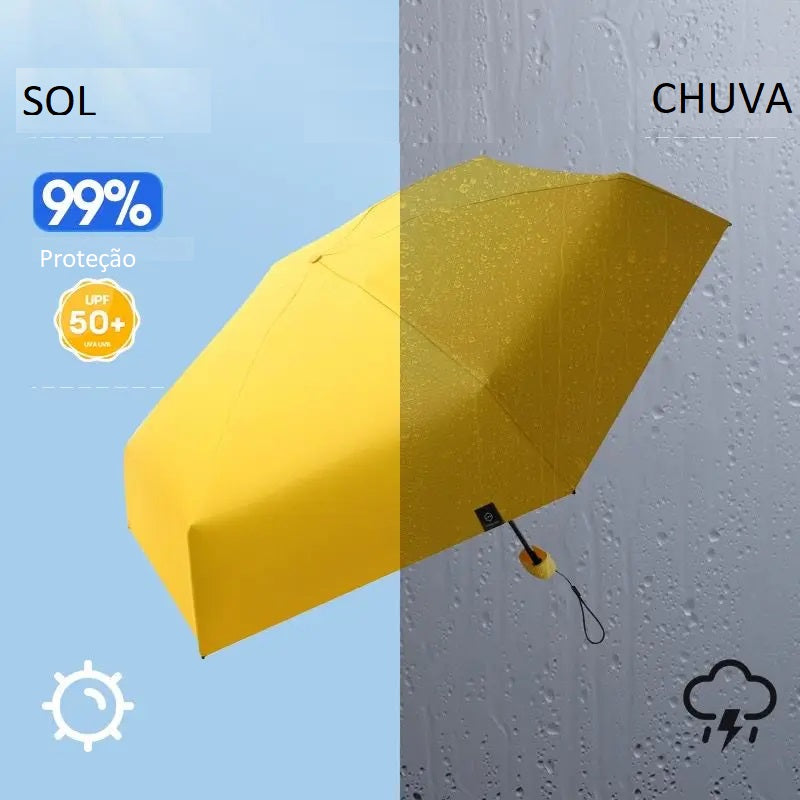 Guarda-Chuva de Bolso Unissex + Case