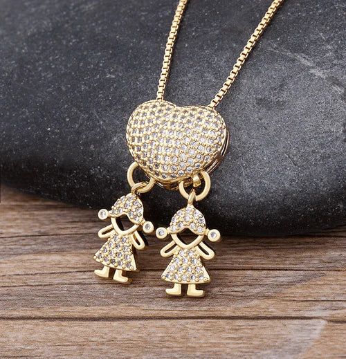 Colar Amor de Mãe - Banhado a Ouro 18k